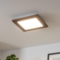 Brilagi - LED Плафониера SLIMFRAME WOOD LED/25W/230V 34x34 см тъмнокафяв