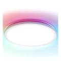 Brilagi - LED RGBW димируем таванен плафон VIBE LED/36W/230V 3000-6500K Ø 40 см бял + дистанционно управление