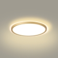 Brilagi - LED таванно осветително тяло за баня ULTRA SLIM LED/18W/230V Ø30 см, златисто, IP54