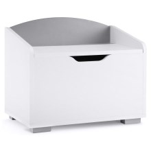 Детски контейнер за съхранение на вещи PABIS 50x60 см бял/сив