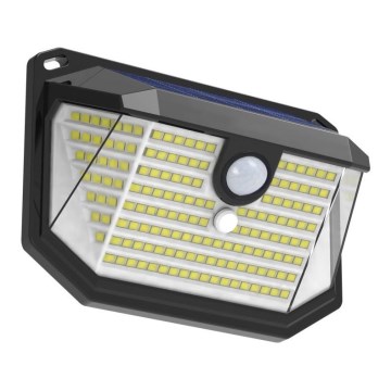 LED Соларен аплик със сензор LED/4W/5,5V IP65 1200 mAh