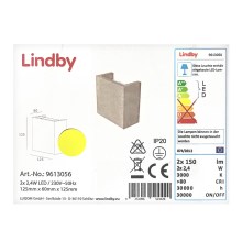 Lindby - LED Аплик YVA 2xLED/2,4W/230V