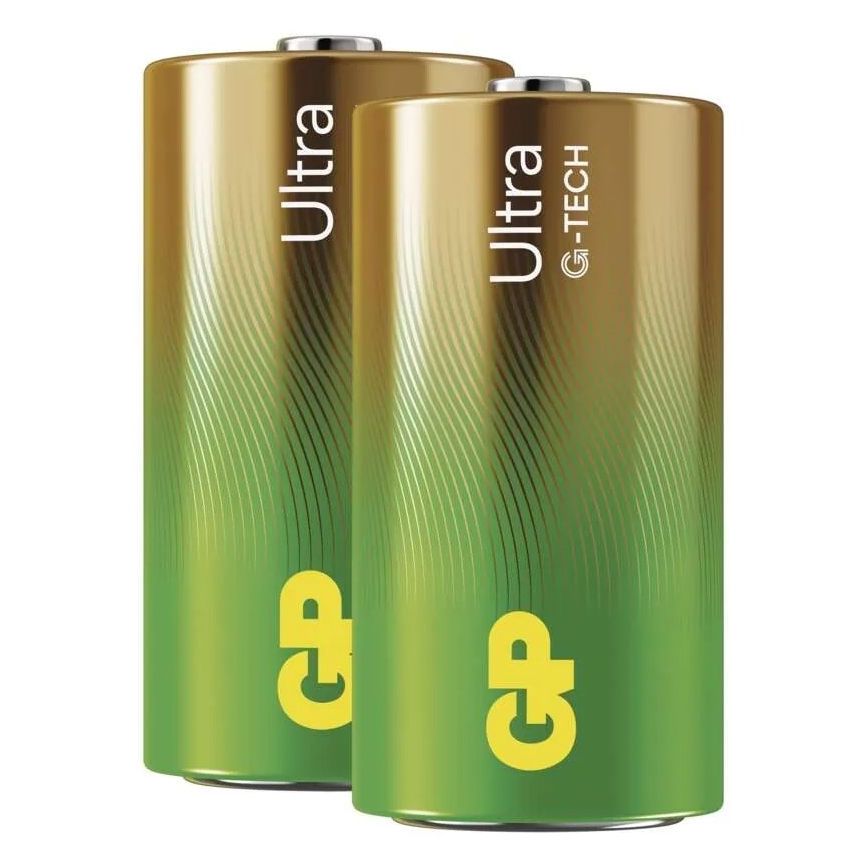 2 бр. Алкална батерия C GP ULTRA 1,5V