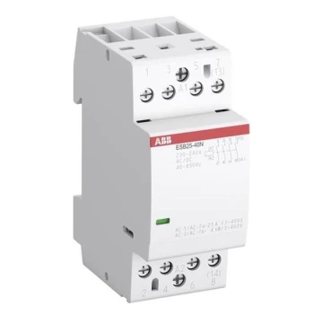 ABB 1SAE231111R0640 - 4-полюсен инсталационен контактор ESB25-40N-06 25A 230V