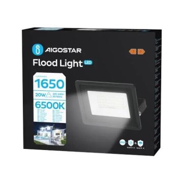 Aigostar - LED Прожектор LED/20W/230V 6500K IP65