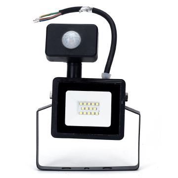 Aigostar - LED Прожектор със сензор LED/10W/230V 6400K IP65 черен