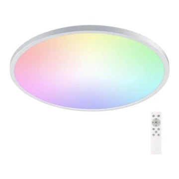 Aigostar - LED RGB Димируем плафон за баня LED/24W/230V 3000-6500K Ø 42 см IP44 + дистанционно управление