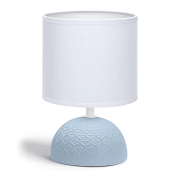 Aigostar - Настолна лампа 1xE14/40W/230V синя/бяла