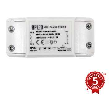 APLED - LED Електронен Трансформатор DRIVER 12W/12V/1A