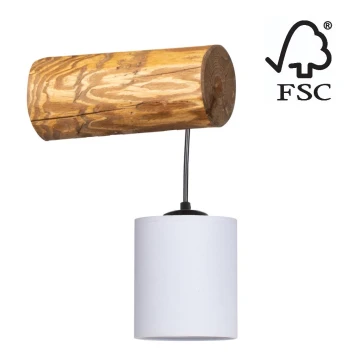 Аплик FORESTA 1xE27/25W/230V бор - FSC сертифициран