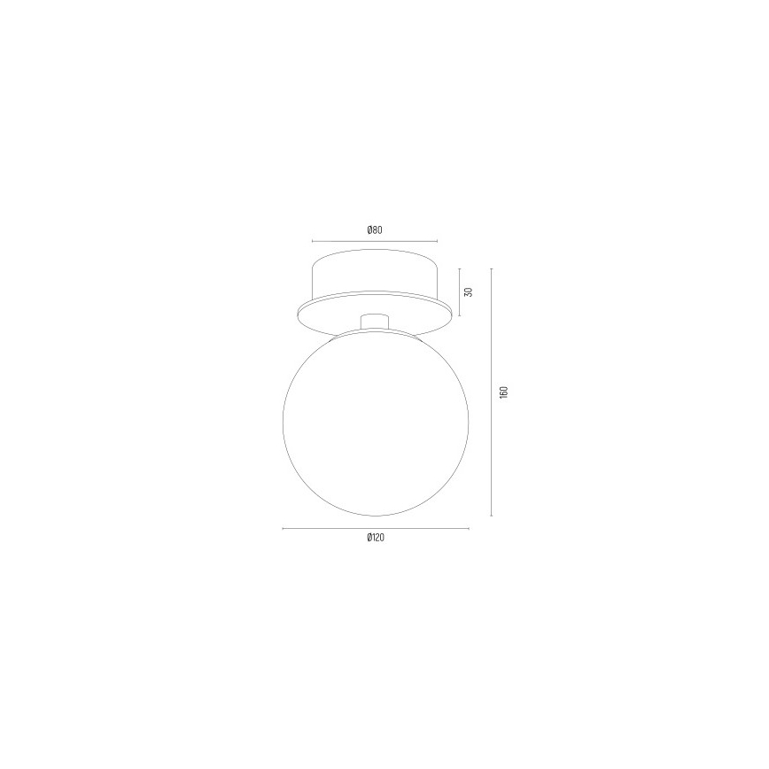 Argon 8454 - Аплик FABIO 1xE14/7W/230V алабастър бял