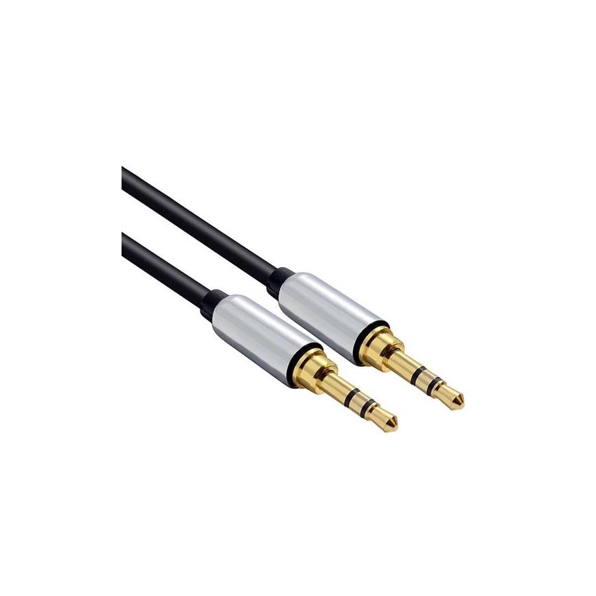 Аудио кабел JACK 3,5мм конектор 1м