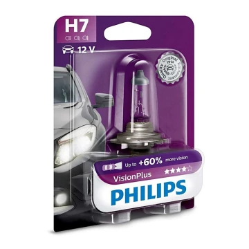 Автокрушка Philips VISIONPLUS 12972VPB1 H7 PX26d/55W/12V