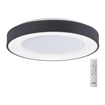 Azzardo AZ4995 - LED Димируем плафон SANTANA LED/80W/230V черен + дистанционно управление