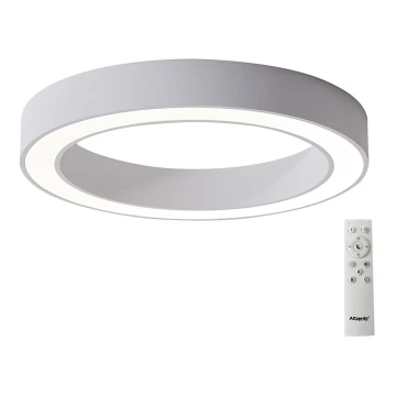 Azzardo AZ5037 - LED Димируем плафон MARCO LED/80W/230V бял + дистанционно управление