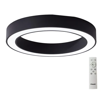 Azzardo AZ5038 - LED Димируем плафон MARCO LED/80W/230V черен + дистанционно управление