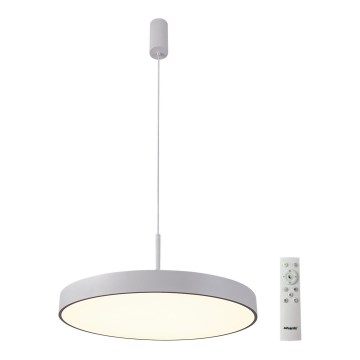 Azzardo AZ5090 - LED Димируем пендел MARCELLO LED/60W/230V бял + дистанционно управление