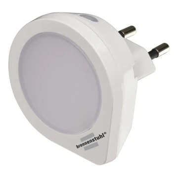 Brennenstuhl - LED Лампа за ориентация за контакт със сензор LED/0,2W/230V