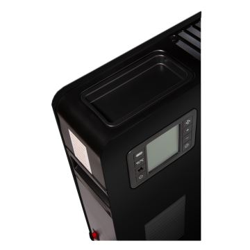 Brilagi - Електрически конвекторен нагревател 1000/1300/2300W LCD/timer/TURBO/термостат черен + д.у.