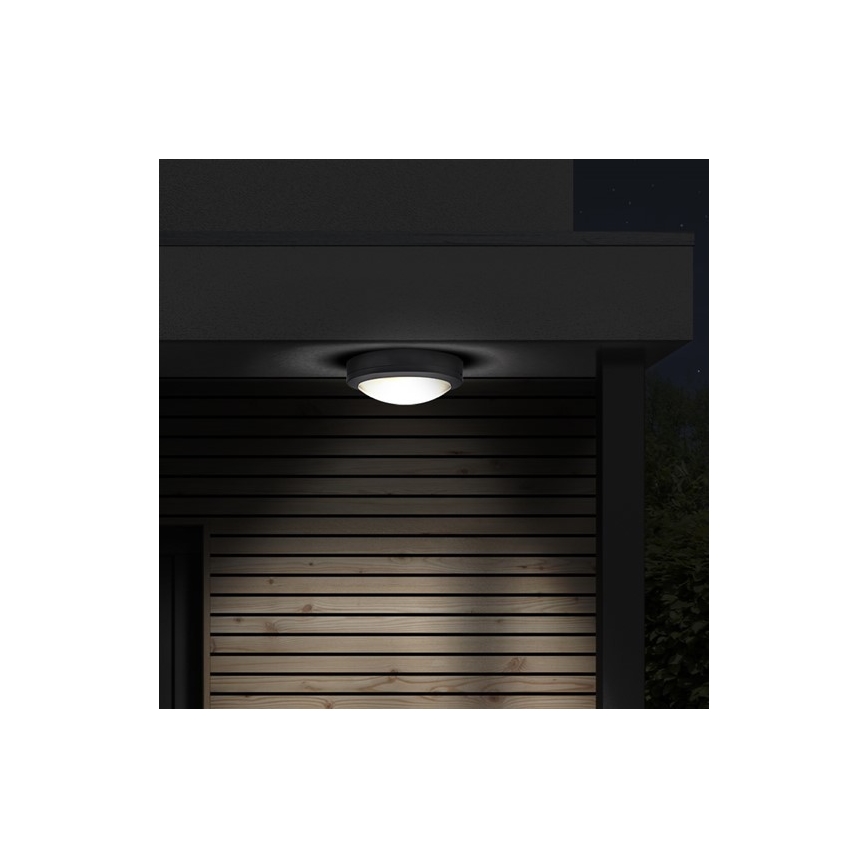 Brilagi - Екстериорна LED лампа за таван LED/13W/230V Ø 17 см IP54 антрацит