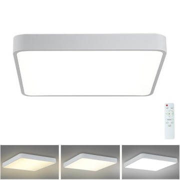 Brilagi - LED Димируем плафон POOL LED/36W/230V 3000-6000K 40x40 см бял + дистанционно управление