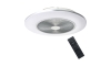 Brilagi - LED Димируема лампа с вентилатор AURA LED/38W/230V 3000-6000K сребрист + дистанционно управление