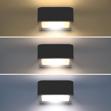 Brilagi - LED Екстериорен аплик BARI LED/7W/230V 3000/4000/6000K антрацит IP54