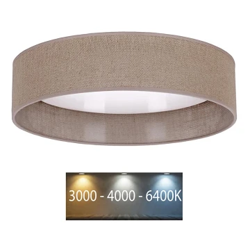 Brilagi - LED Лампа VELVET LED/12W/230V Ø 30 cм 3000K/4000K/6400K кафява