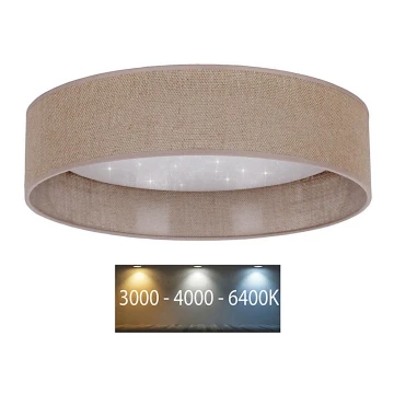 Brilagi - LED Лампа VELVET STAR LED/24W/230V Ø 40 cм 3000K/4000K/6400K кафява