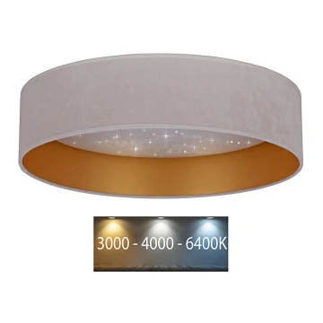 Brilagi - LED Лампа VELVET STAR LED/24W/230V Ø 40 cм 3000K/4000K/6400K кремава/златиста