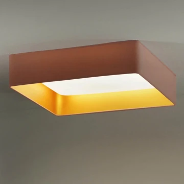 Brilagi - LED Плафониера VELVET SQUARE LED/24W/230V розов