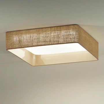 Brilagi - LED Плафониера VELVET SQUARE LED/24W/230V кафяв