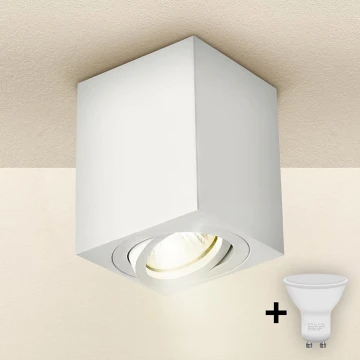 Brilagi - LED Спот MIA 1xGU10/30W/230V 100x80 мм бял