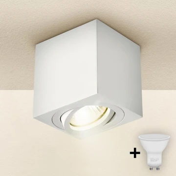 Brilagi - LED Спот MIA 1xGU10/30W/230V 84x80 мм бял