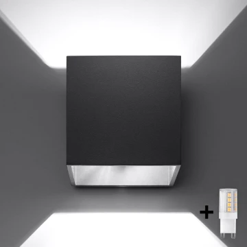 Brilagi -  LED Стенен спот MURO 1xG9/4W/230V черен