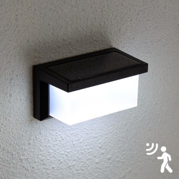 Brilagi - LED Соларен аплик със сензор BRICK LED/12W/5,5V IP65