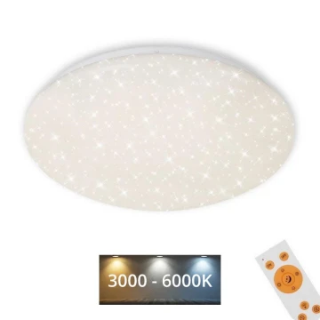 Brilo - LED Димируем плафон STARRY SKY LED/22W/230V 3000-6000K + дистанционно управление