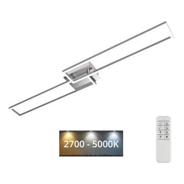 Brilo - LED Димируем полилей за повърхностен монтаж FRAME 2xLED/20W/230V 2700-5000K + дистанционно управление