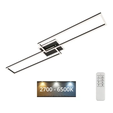 Brilo - LED Димируем полилей за повърхностен монтаж FRAME 2xLED/20W/230V 2700-6500K + дистанционно управление