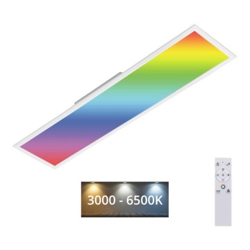 Brilo - RGBW Димируем плафон SLIM LED/40W/230V 3000-6500K + дистанционно управление
