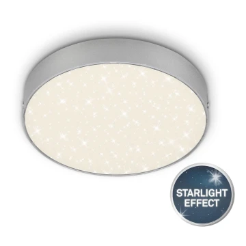 Briloner 7073-414 - LED Плафониера STAR SKY LED/16W/230V 4000K Ø 21 см сребрист