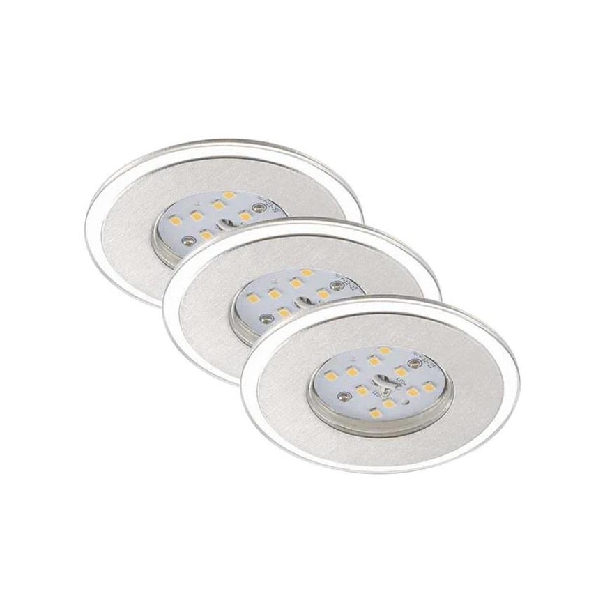 Briloner 7197-039-К-кт 3x LED Димируема лампа за вграждане в баня LED/4,5W/230V IP44