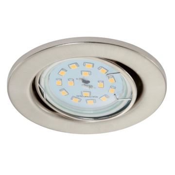 Briloner 7220-032 - К-кт 3бр. LED лунички за вграждане в баня FIT 1xGU10/5W/230V матов никел