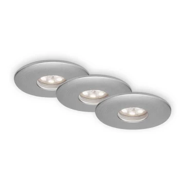 Briloner 7240-039 - К-кт 3x LED Лампа за вграждане в баня LED/1,8W/230V IP44