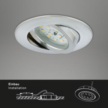 Briloner 7296-019 - LED Димируема лампа за вграждане в баня LED/6,5W/230V IP23