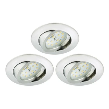 Briloner 8317-039-К-кт 3x LED Димируема лампа за вграждане в баня LED/5,5W/230V IP23