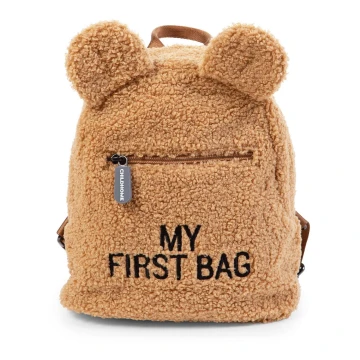 Childhome - Детска раница MY FIRST BAG кафява