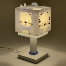 Dalber 63111T - Детска лампа JUNGLE 1xE14/8W/230V синя