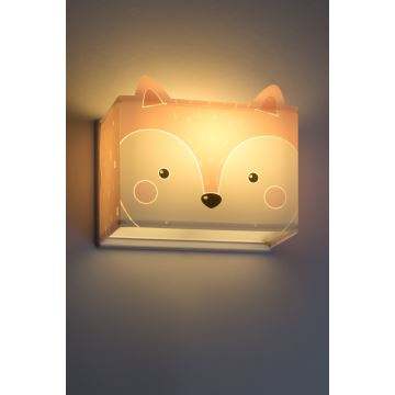 Dalber 64588 - Детска стенна лампа LITTLE FOX 1xE27 / 60W / 230V