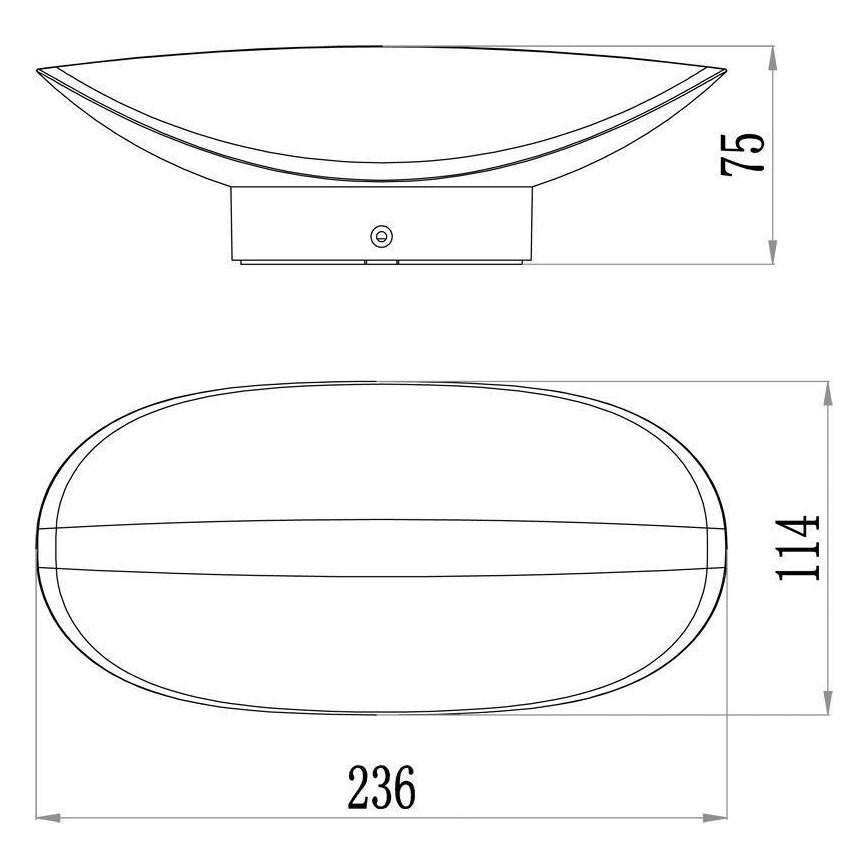 Deko-Light 731078 - LED Екстериорен аплик AVIOR LED/12,7W/230V IP54 антрацит